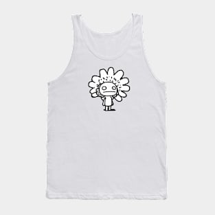 Creepy flower guy Tank Top